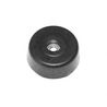 Rubber voet Ø40x15mm stalen ring